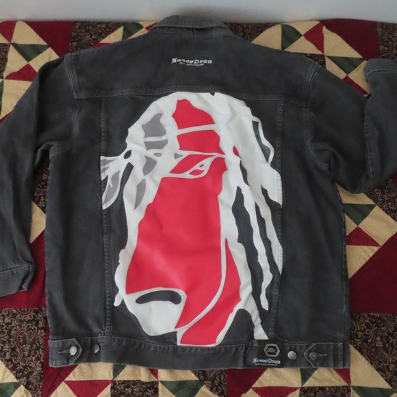 SNOOP DOGG Clothing Co Jacket Denim Jean 2XL Super Rare 90s Hip Hop SDC - Picture 6 of 8